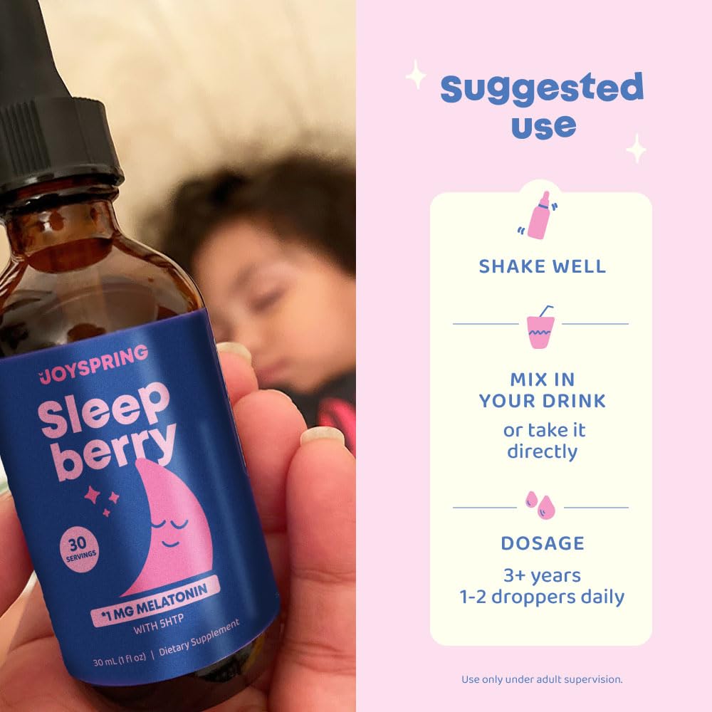 Foto 8 pulgar | Suplemento Para Dormir Joyspring Melatonina 1 Mg Para Niños 30 Ml - Venta Internacional.