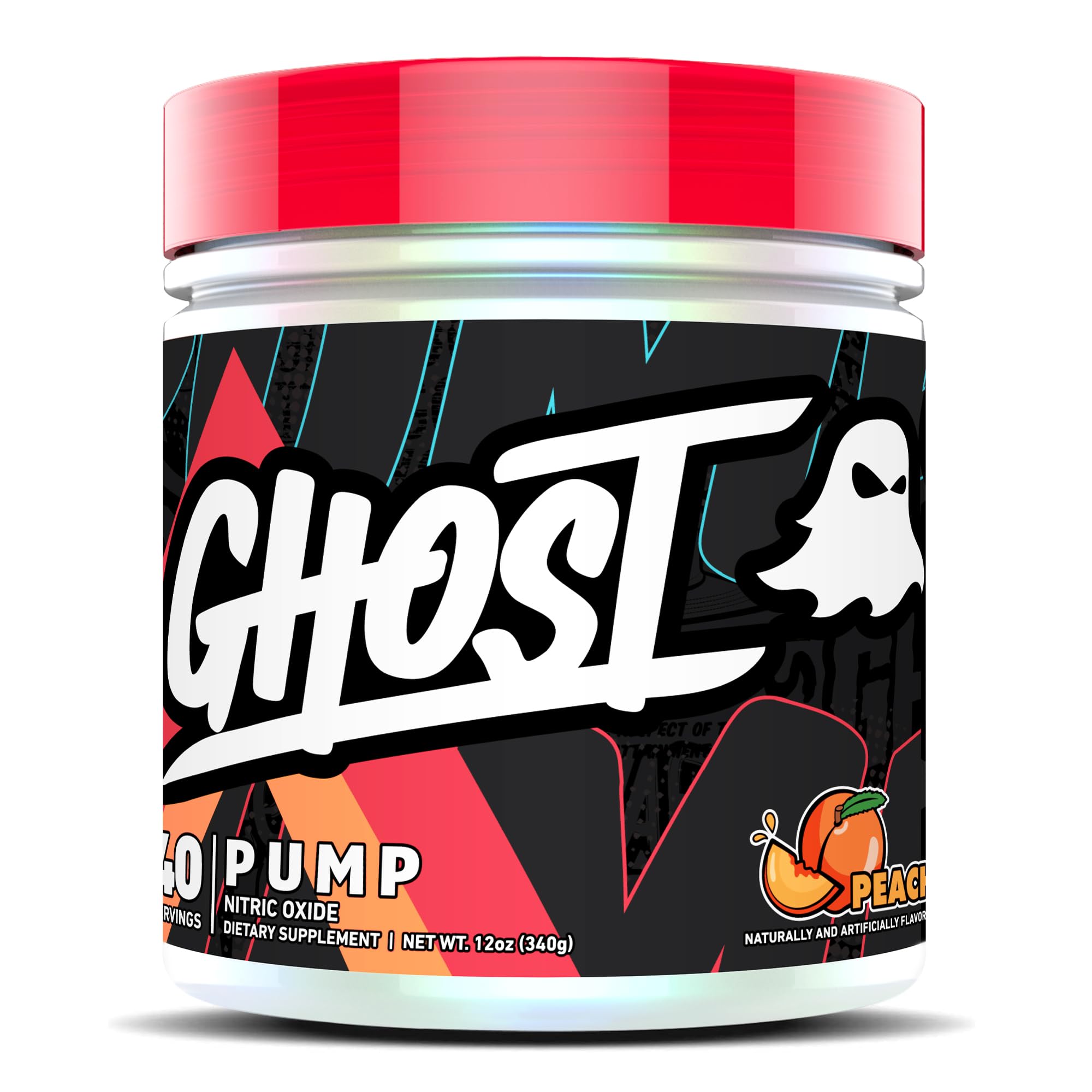 Foto 1 | Suplemento Para Antes Del Entrenamiento Ghost Pump  Óxido Nítrico  Melocotón  40 Dosis - Venta Internacional.