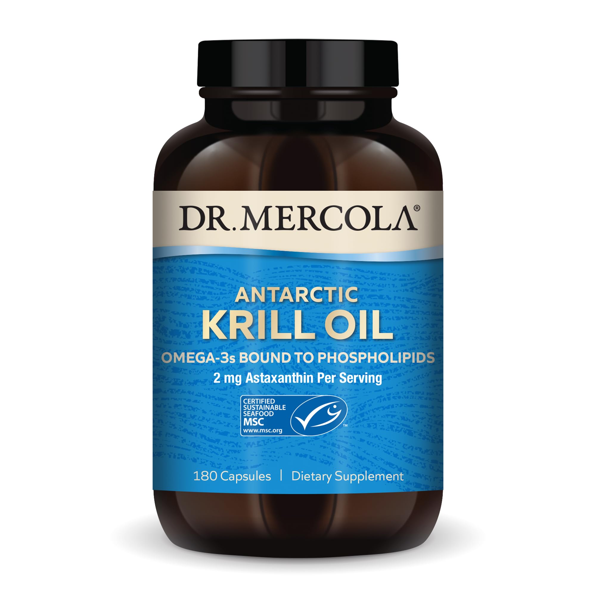 Foto 2 pulgar | Suplemento Dietético Dr. Mercola Aceite De Krill Antártico 180 Cápsulas - Venta Internacional.