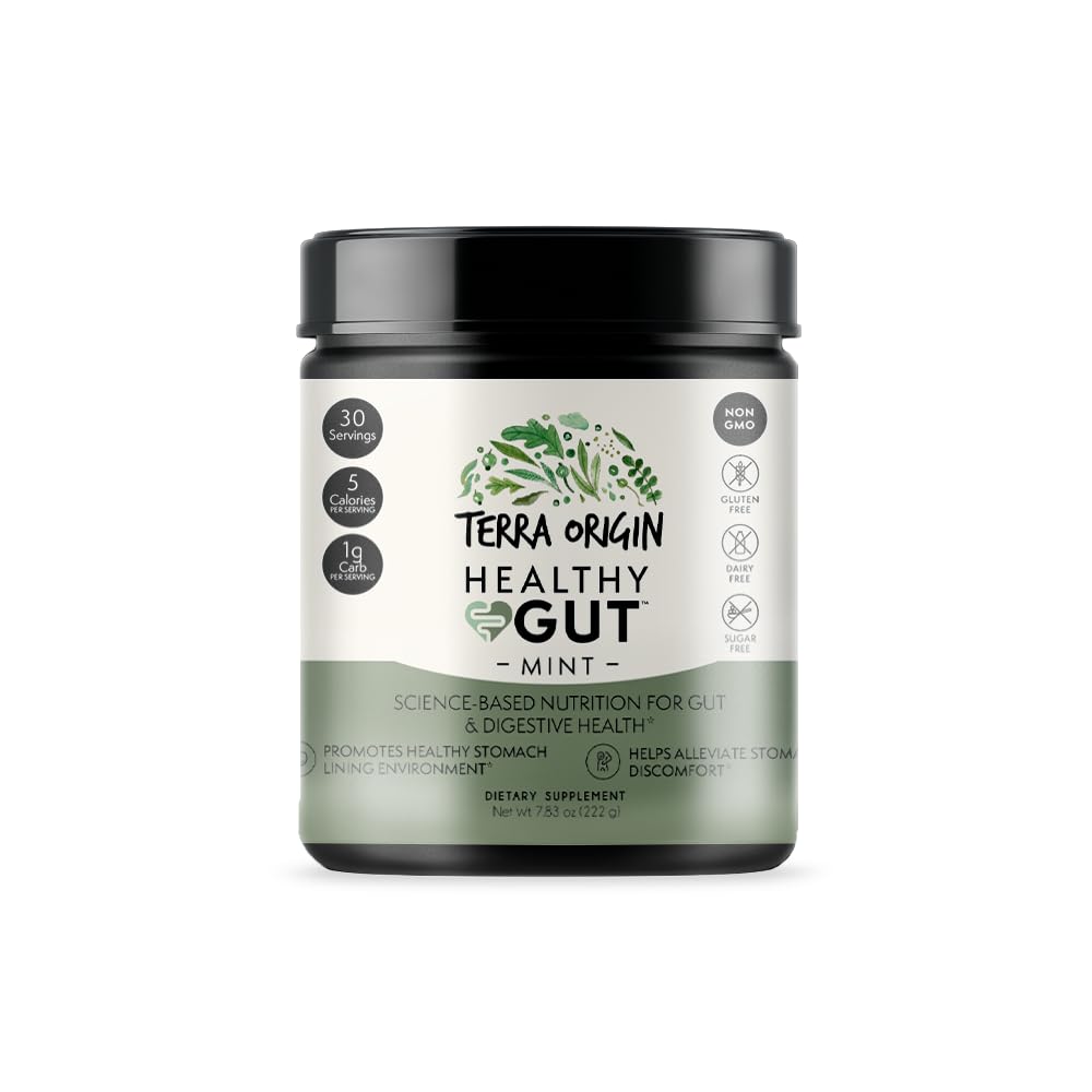 Foto 1 | Suplemento Terra Origin Healthy Gut Para 30 Porciones Con Sabor A Menta - Venta Internacional.