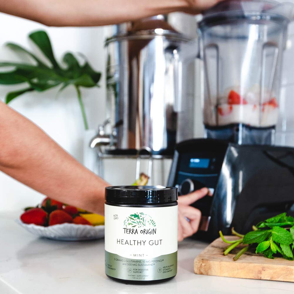 Foto 6 | Suplemento Terra Origin Healthy Gut Para 30 Porciones Con Sabor A Menta - Venta Internacional.