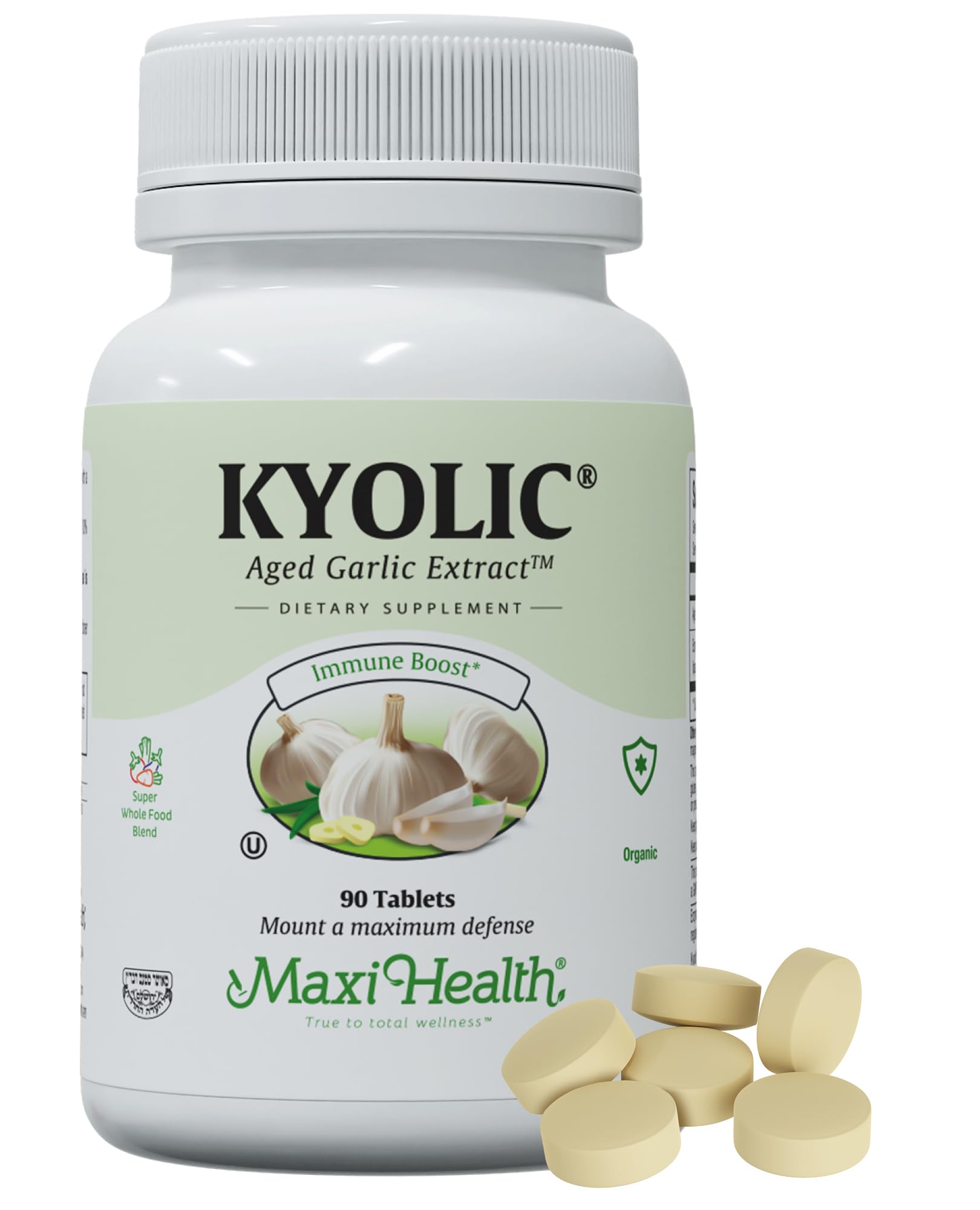 Foto 2 pulgar | Suplemento Maxi Health Kyolic De Ajo Orgánico 90 Tabletas - Venta Internacional.