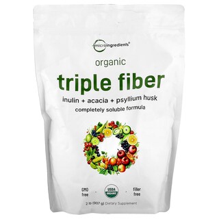 Foto 1 | Suplemento: Microingredientes Orgánicos De Triple Fibra 907 G - Venta Internacional.