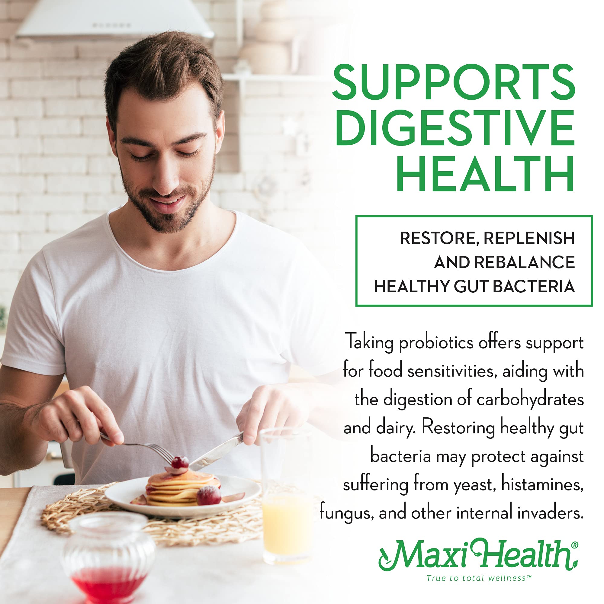 Foto 5 pulgar | Probiotic Maxi Health Digestive Support  30 Cápsulas  20 G De Cfu - Venta Internacional.