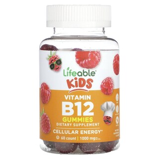 Foto 1 | Gomitas Con Vitamina B12 Lifeable For Kids Natural Raspberry 60 - Venta Internacional.