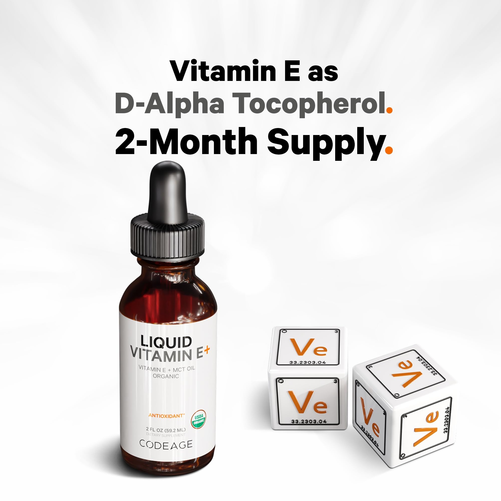 Foto 4 pulgar | Suplemento Líquido De Vitamina E Codeage  60 Porciones  60 Ml - Venta Internacional.