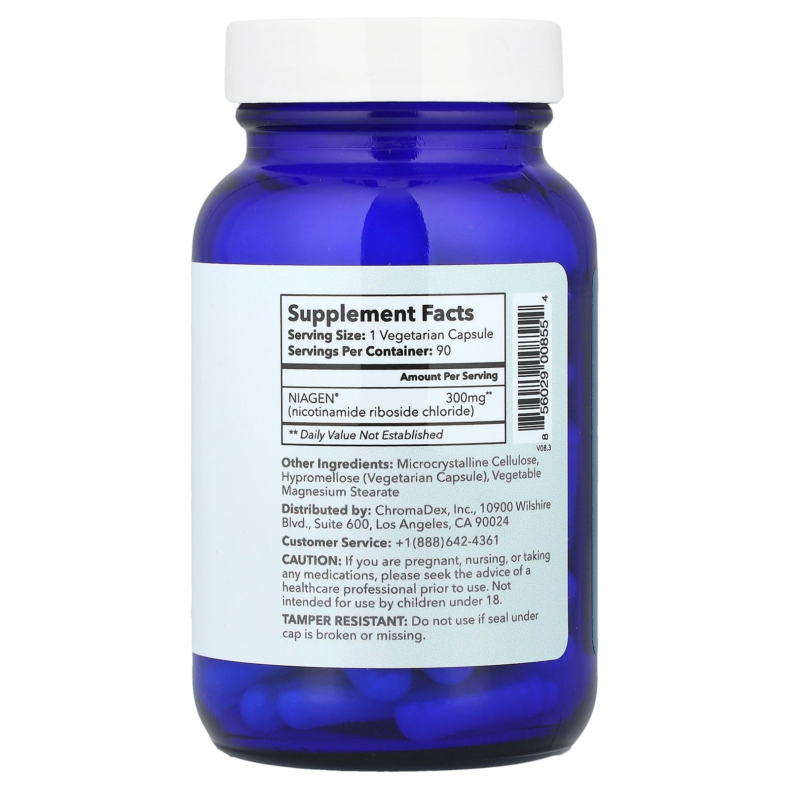Foto 3 pulgar | Suplemento Tru Niagen Nicotinamida Riboside 300 Mg 90 Cápsulas - Venta Internacional.