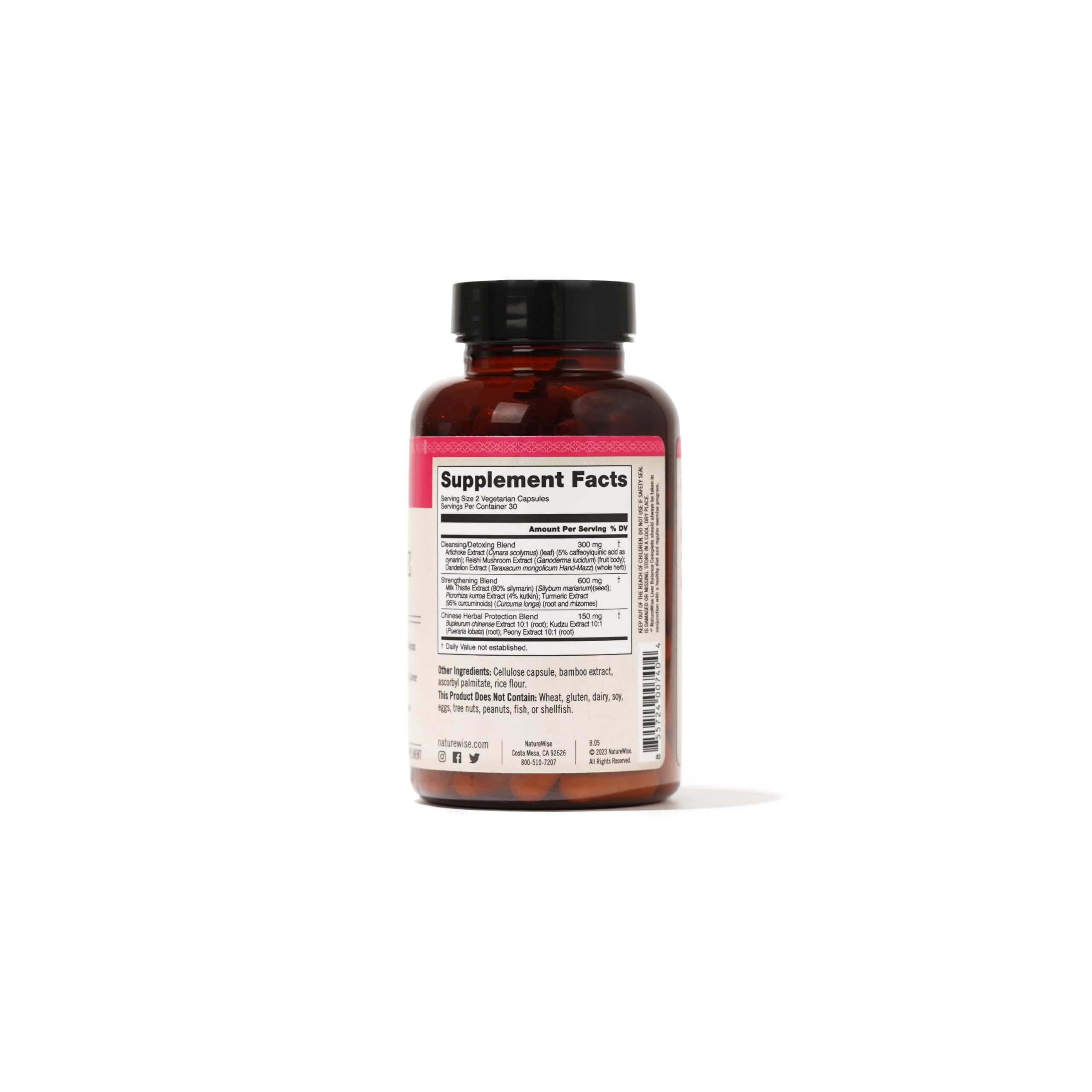 Foto 5 | Suplemento Naturewise Liver Balance Detox 60 Cápsulas - Venta Internacional.