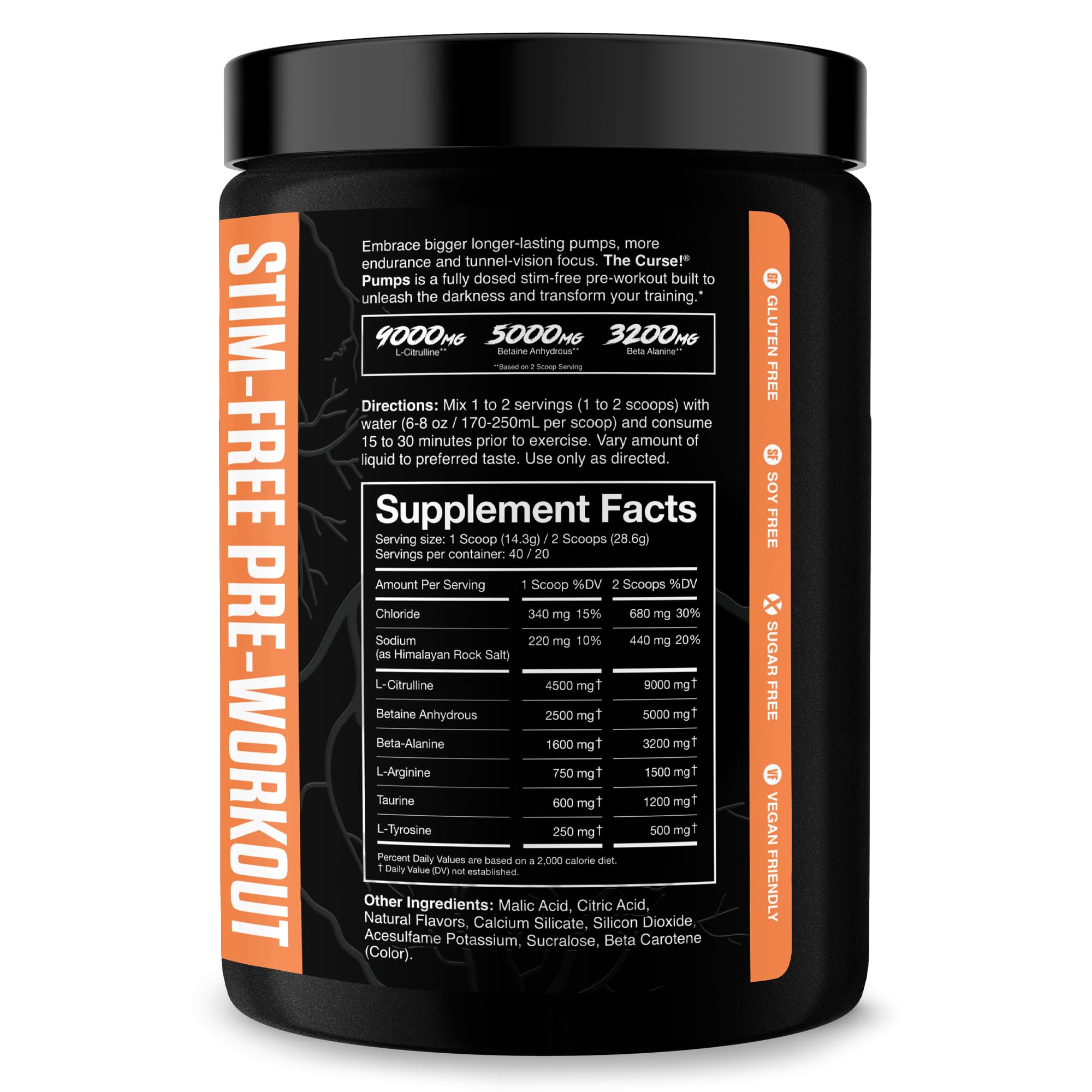 Foto 3 pulgar | Jnx Sports Antes Del Entrenamiento ¡la Maldición! Pump Peach Mango  40 Raciones - Venta Internacional.