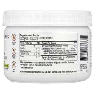 Foto 2 | Suplemento Bioptimizers Microbiome Breakthrough 150 G - Venta Internacional.