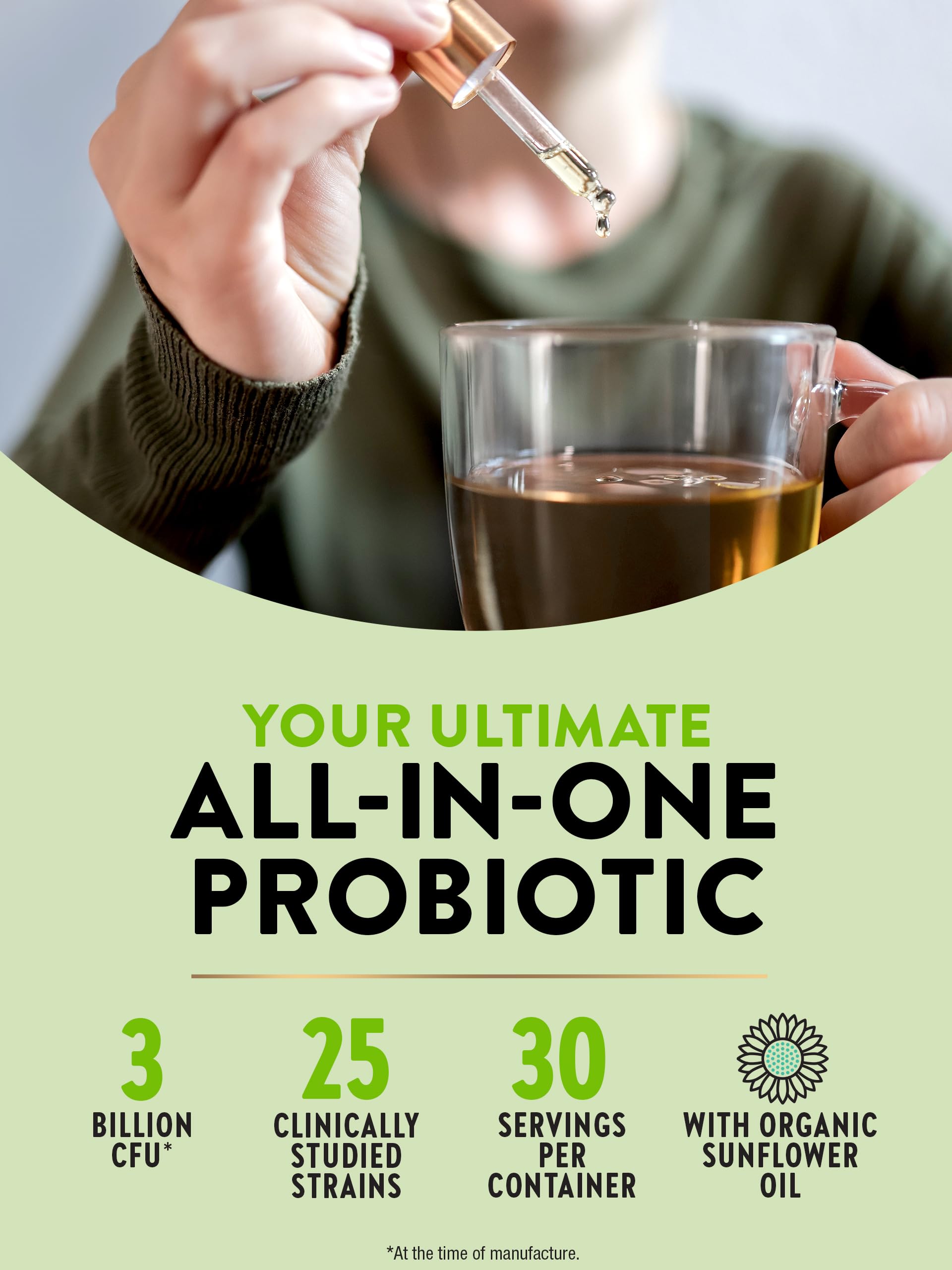 Foto 4 | Probiótico Líquido Nature's Truth Raw Flora 25 Mil Millones de Cfu - Venta Internacional