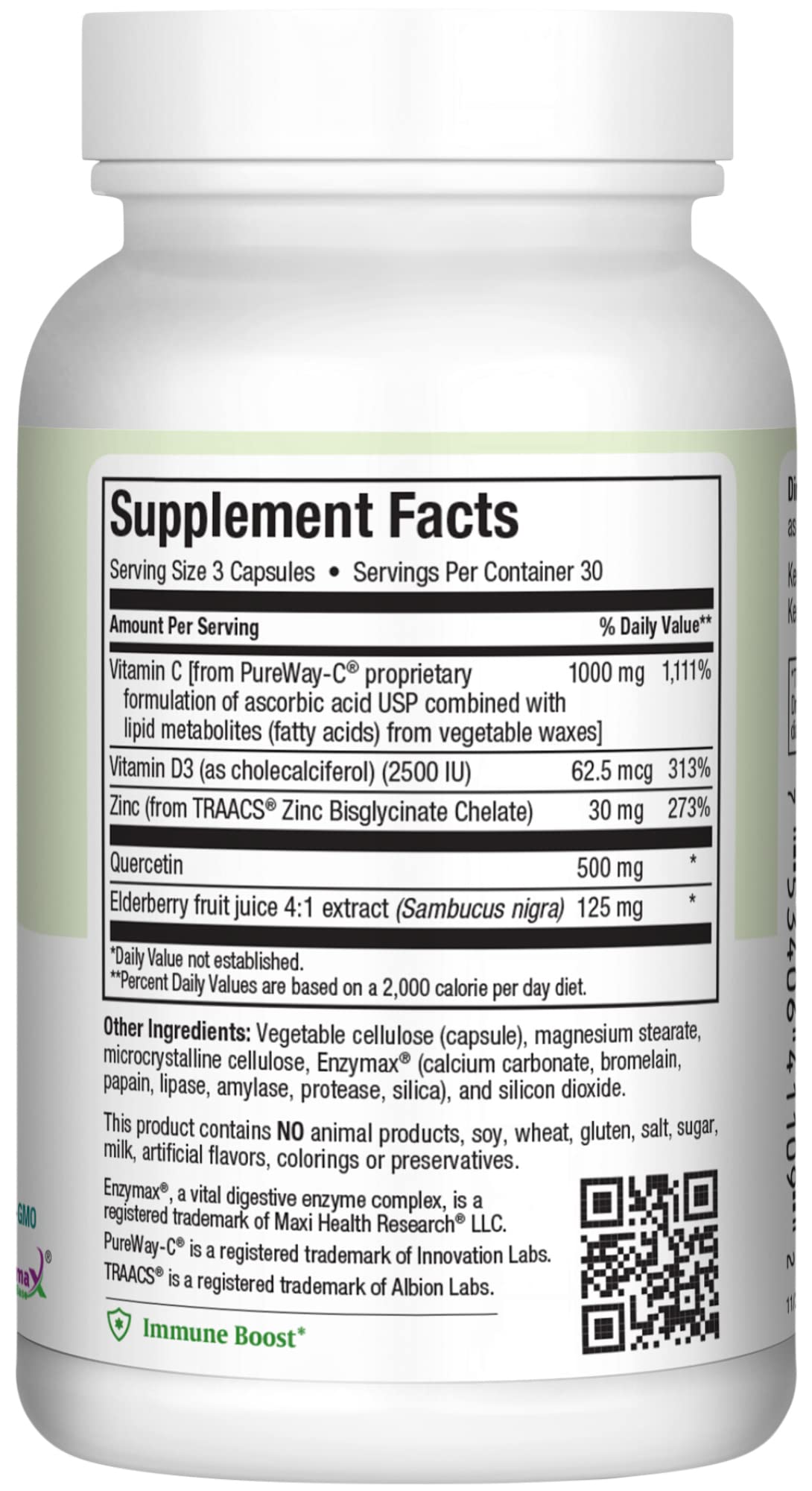 Foto 8 pulgar | Suplemento De Salud Maxi Health Quercetina 500 Mg Con Zinc 30 Mg - Venta Internacional.