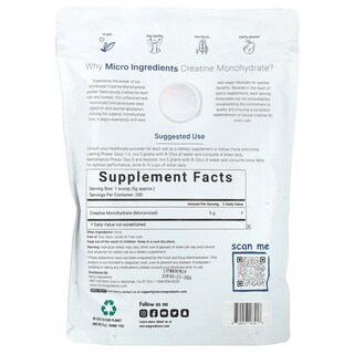 Foto 2 | Suplemento Con Microingredientes Monohidrato De Creatina 1 Kg En Polvo - Venta Internacional.