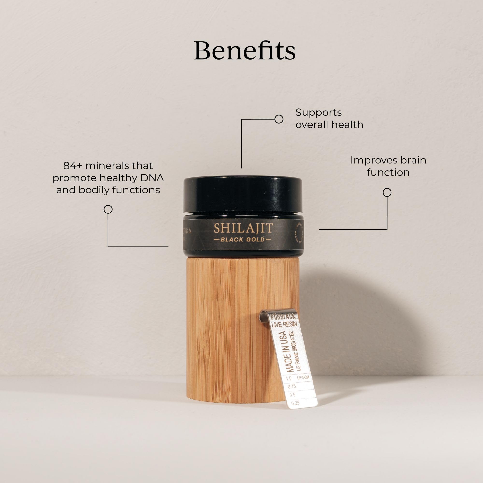 Foto 3 pulgar | Suplemento De Resina Pura De Shilajit De Cymbiotika Con Oro  15 G - Venta Internacional.