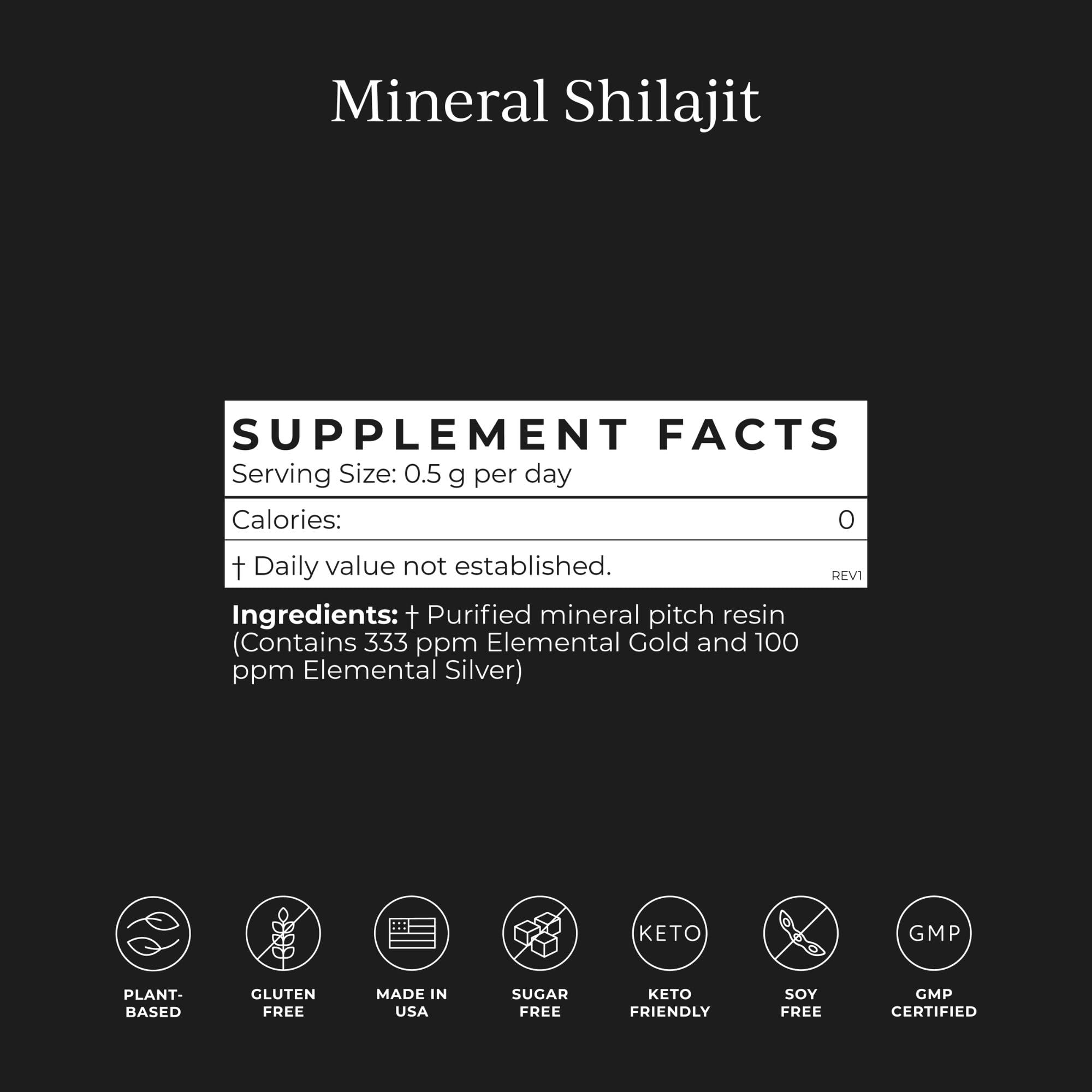 Foto 6 pulgar | Suplemento De Resina Pura De Shilajit De Cymbiotika Con Oro  15 G - Venta Internacional.