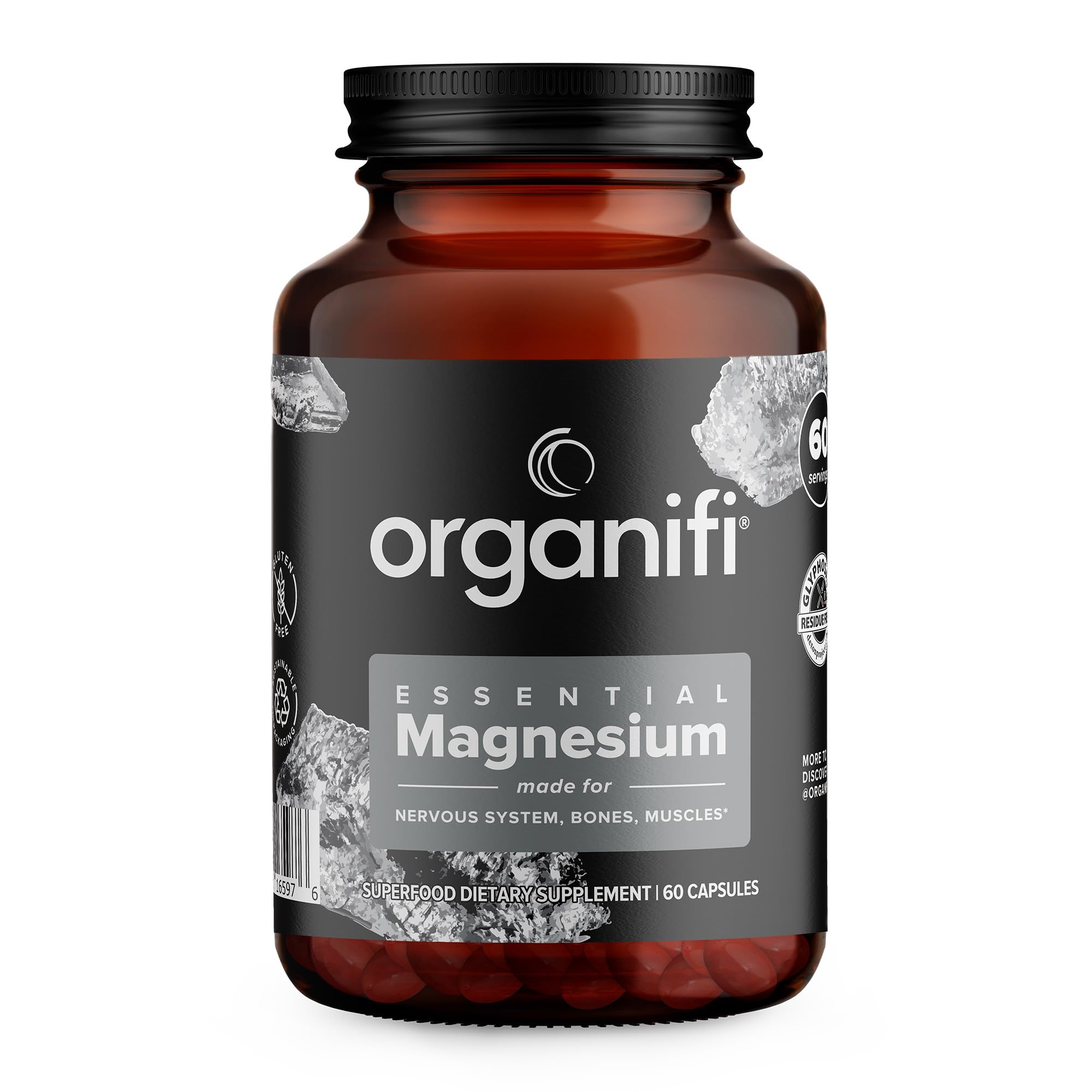 Foto 1 | Suplemento Organifi Essential de Glicinato de Magnesio 60 Cápsulas - Venta Internacional