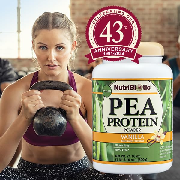 Foto 6 pulgar | Proteína En Polvo Nutribiotic  Proteína De Guisante Y Vainilla  620 Ml - Venta Internacional.
