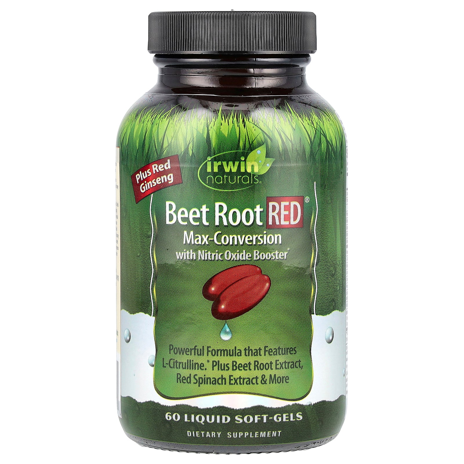 Foto 2 pulgar | Suplemento Irwin Naturals Beet Root Red Max-conversion 60 Cápsulas Blandas - Venta Internacional.