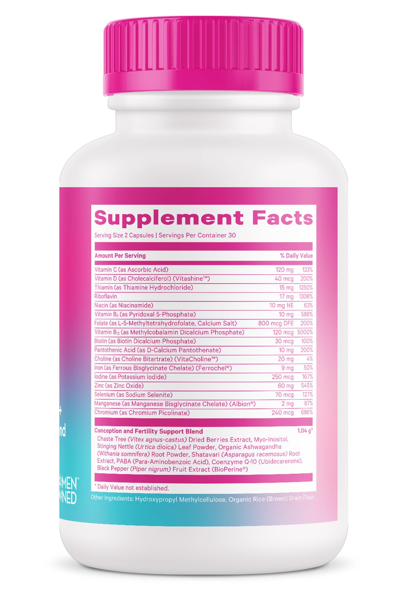 Foto 7 | Suplementos Pink Stork Fertility Women Prenatal 60 Cápsulas - Venta Internacional.