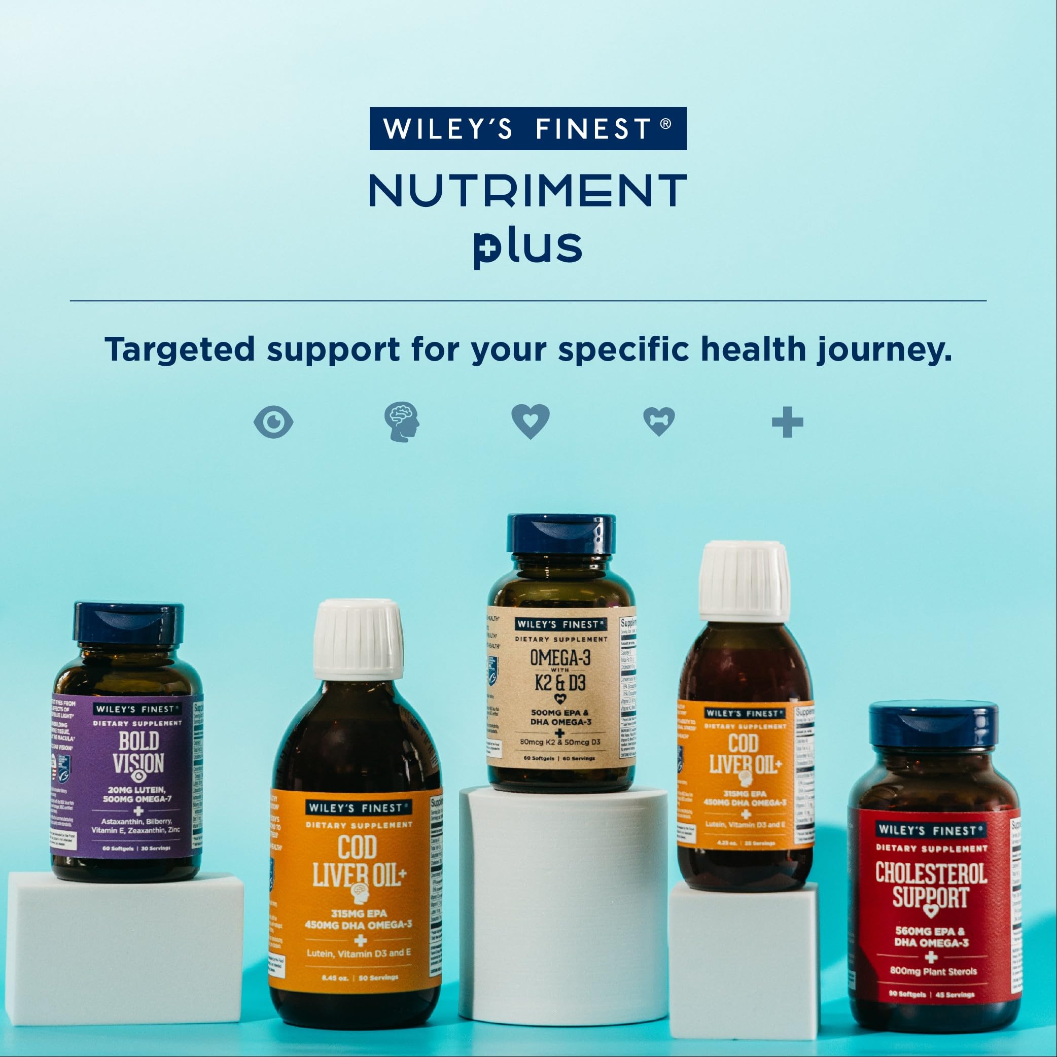 Foto 7 | Suplemento de Vitaminas K2 Y D3 con  Aceite De Pescado Salvaje De Alaska De Wiley's - Venta Internacional.