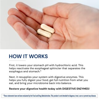 Foto 5 | Suplemento Bodyhealth Digestive Enzymes Full Spectrum 180 Cápsulas - Venta Internacional