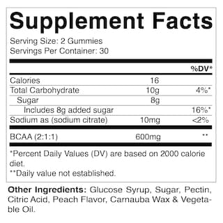 Foto 2 | Suplementos Vitamatic Bcaa En Gomitas 600 Mg, 60 Gomitas Veganas - Venta Internacional.