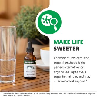 Foto 3 | Edulcorante Nutramedix Sweet Leaf Stevia Liquid 60 Ml - Venta Internacional.