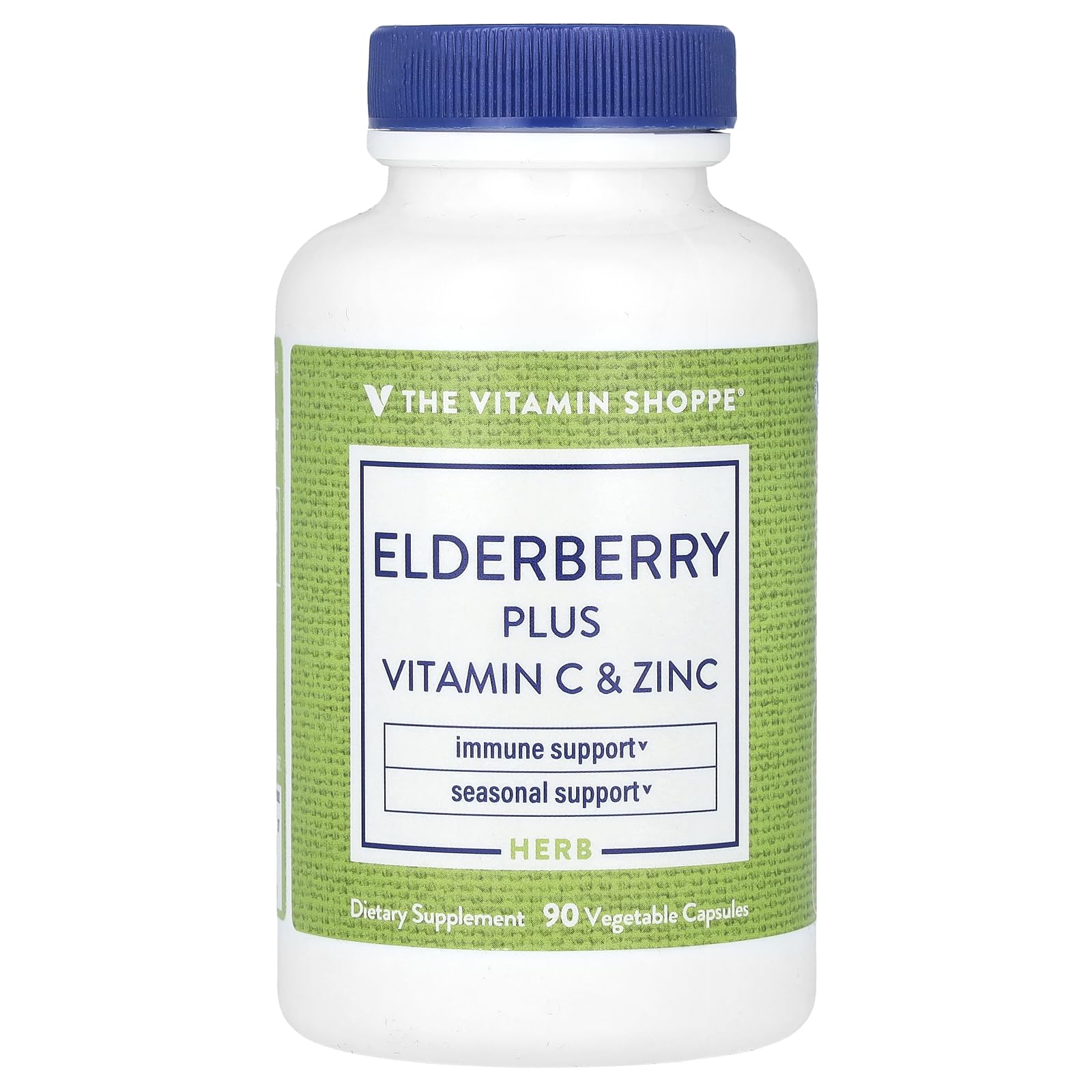 Foto 2 pulgar | Cápsulas The Vitamin Shoppe de Saúco con Vitamina C y Zinc 90 Capsulas -  Venta Internacional