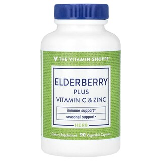 Foto 1 | Cápsulas The Vitamin Shoppe de Saúco con Vitamina C y Zinc 90 Capsulas - Venta Internacional