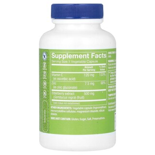 Foto 2 | Cápsulas The Vitamin Shoppe de Saúco con Vitamina C y Zinc 90 Capsulas - Venta Internacional