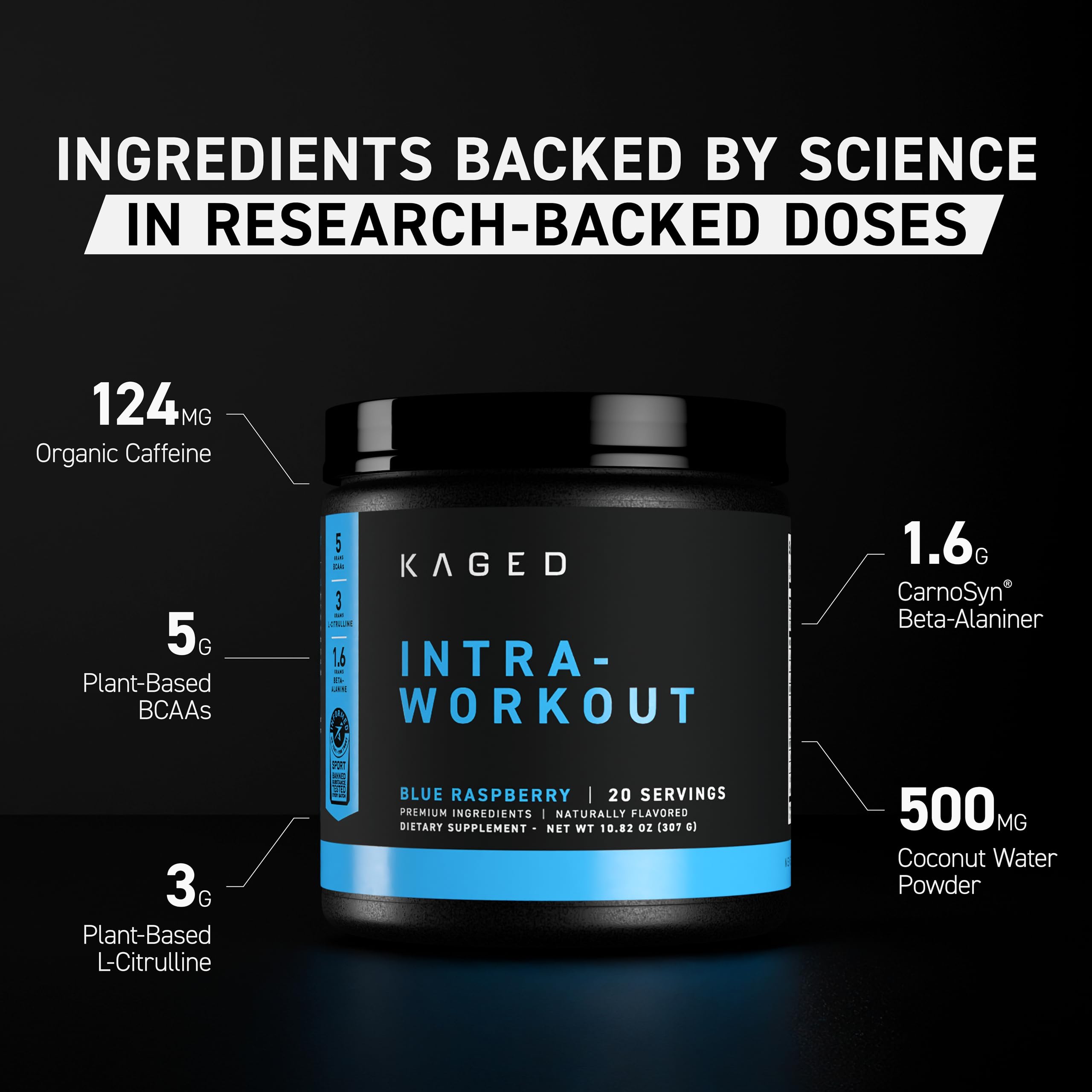Foto 3 | Suplemento de Entrenamiento Kage Intraworkout 314 g  - Venta Internacional