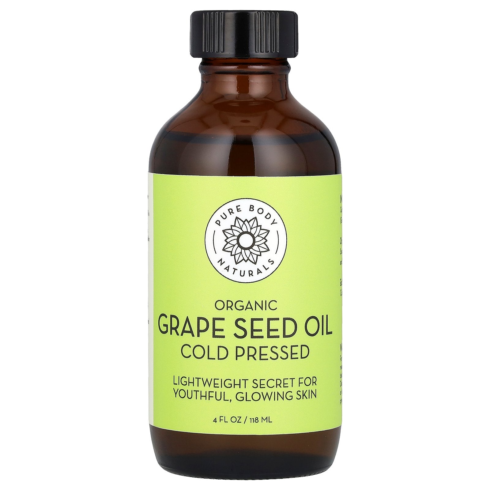Foto 1 | Aceite De Semilla De Uva Pure Body Naturals Organic 118 Ml - Venta Internacional.