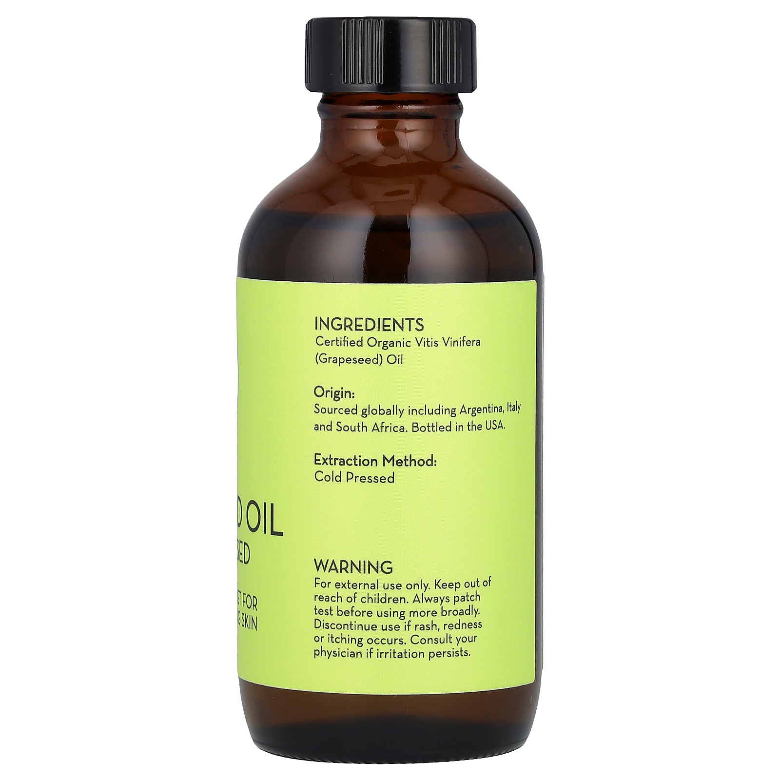 Foto 2 | Aceite De Semilla De Uva Pure Body Naturals Organic 118 Ml - Venta Internacional.