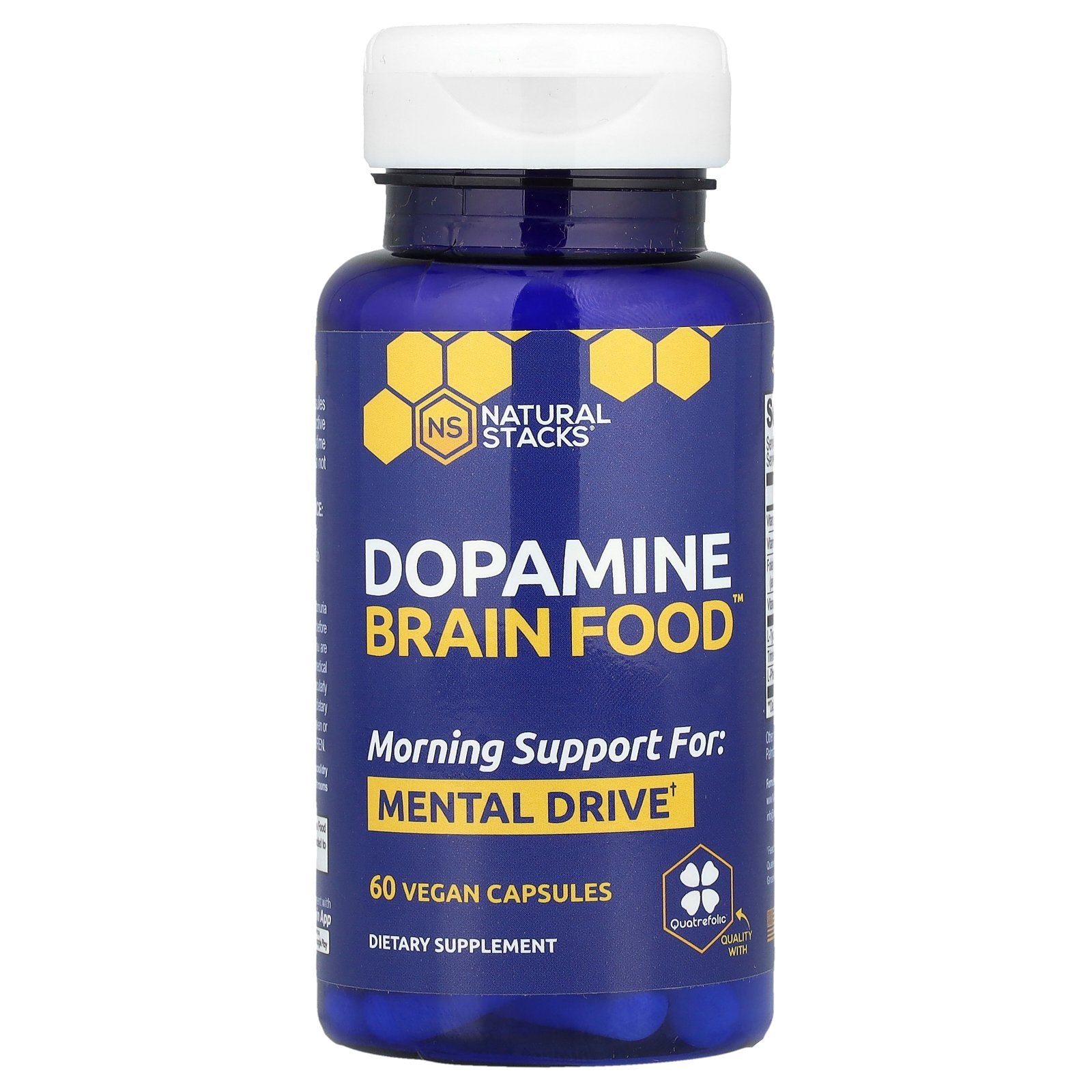 Foto 1 | Supplement Natural Stacks Dopamine Brain Food 60 Cápsulas Veganas - Venta Internacional.