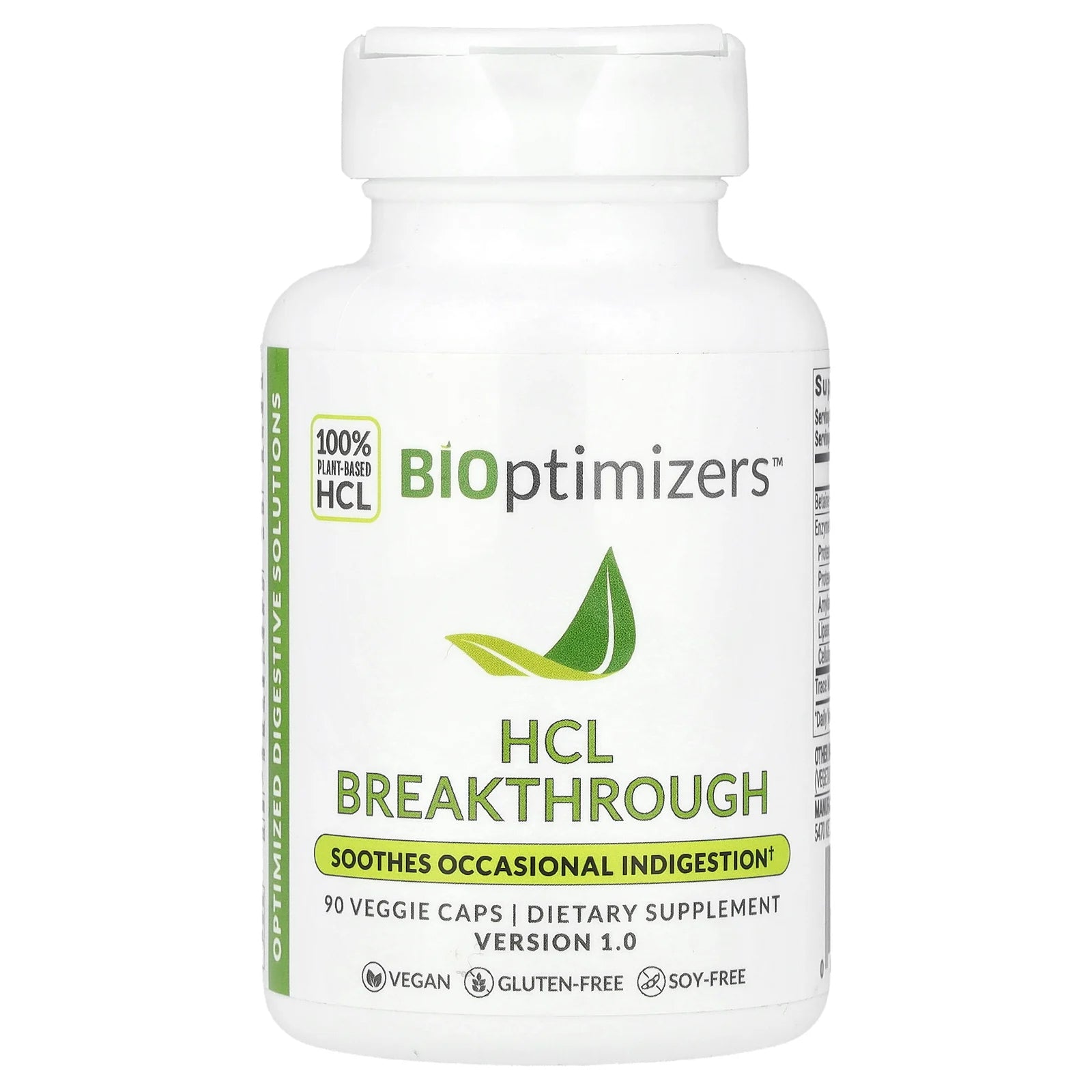 Foto 2 pulgar | Suplemento Bioptimizers Hcl Breakthrough 90 Cápsulas Vegetarianas - Venta Internacional.