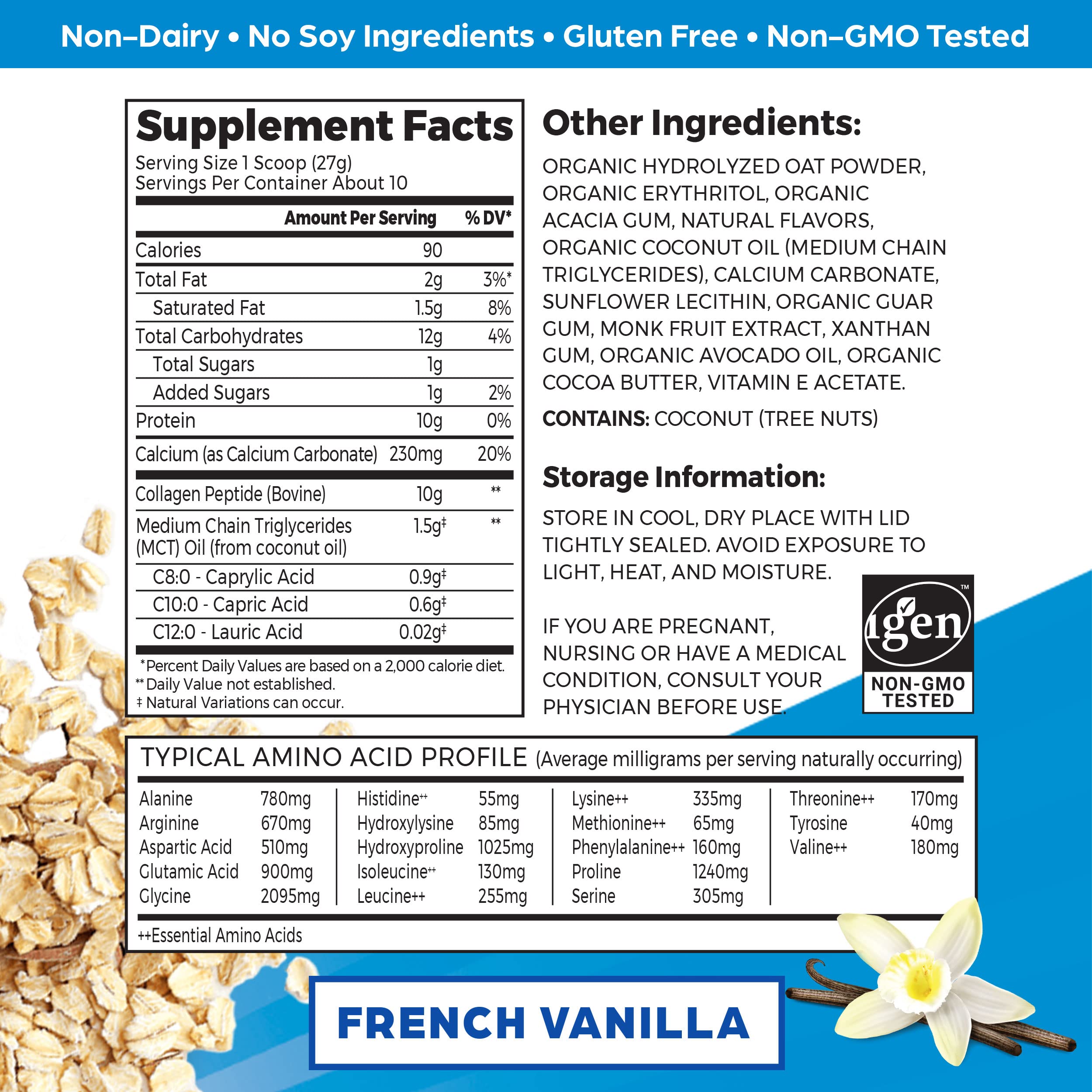 Foto 3 | Suplemento Colágeno Orgain French Vanilla 283.5 g - Venta Internacional
