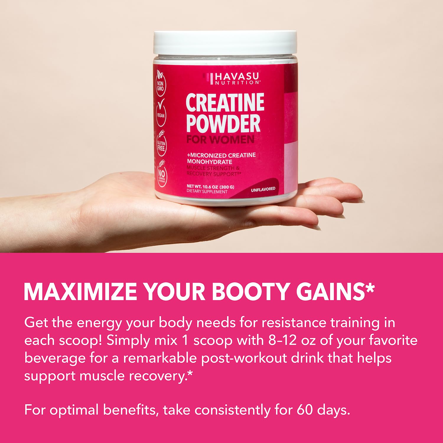 Foto 5 pulgar | Creatina en Polvo Havasu Nutrition 300 g - Venta Internacional