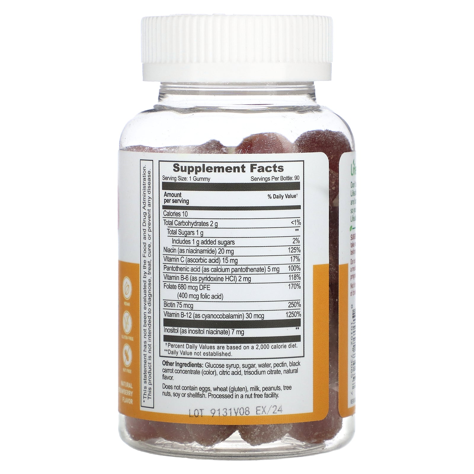 Foto 2 | Suplemento Lifeable B Complex + Gomitas De Vitamina C 60 Unidades - Venta Internacional.