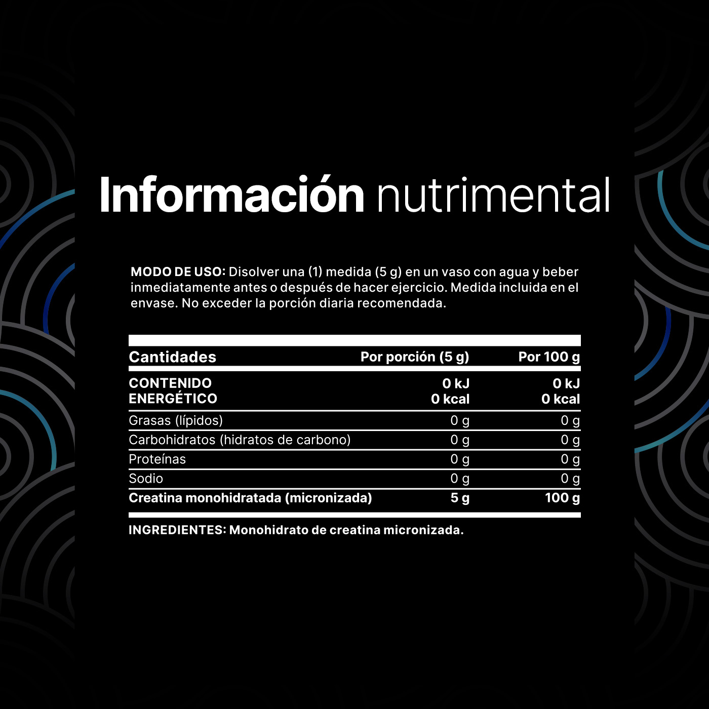 Foto 3 pulgar | Creatina B Life Micronizada 300g. 60 Porciones De Alta Pureza Para Desempeño Deportivo. Creatine  Monohydrate