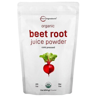 Foto 1 | Microingredientes De Jugo De Remolacha Orgánico En Polvo 454 G - Venta Internacional.