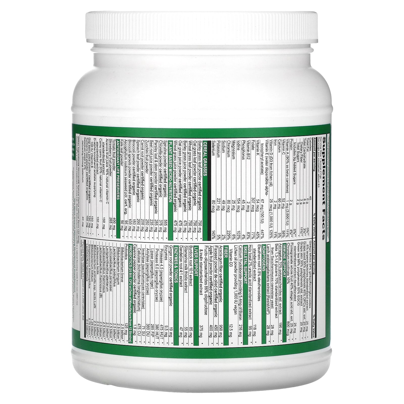 Foto 3 pulgar | Suplemento Vibrant Health Green Vibrance +25 B De Probióticos 913 G - Venta Internacional.