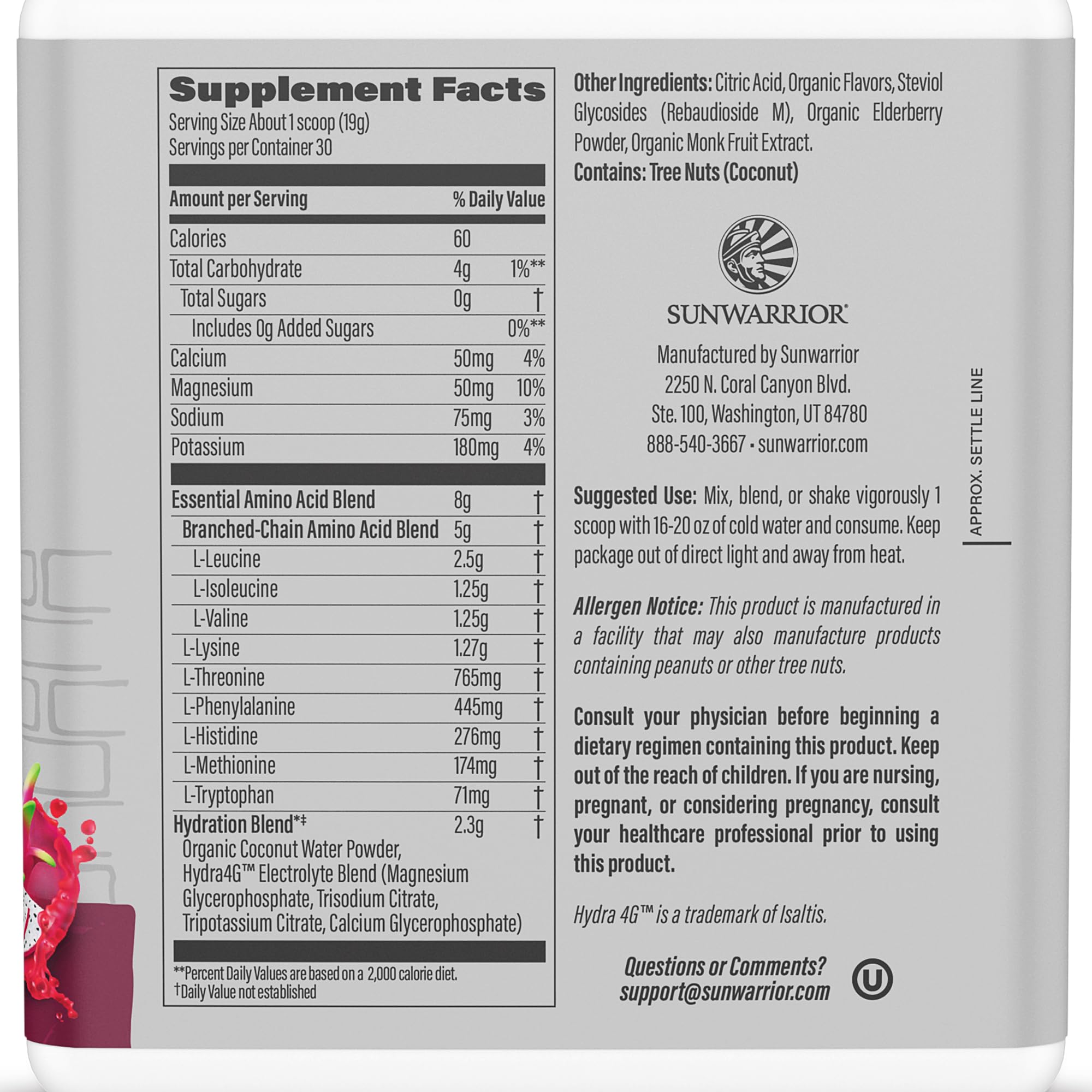 Foto 2 | Suplemento Sunwarrior Aminoacids Amino Energy 570 g - Venta Internacional