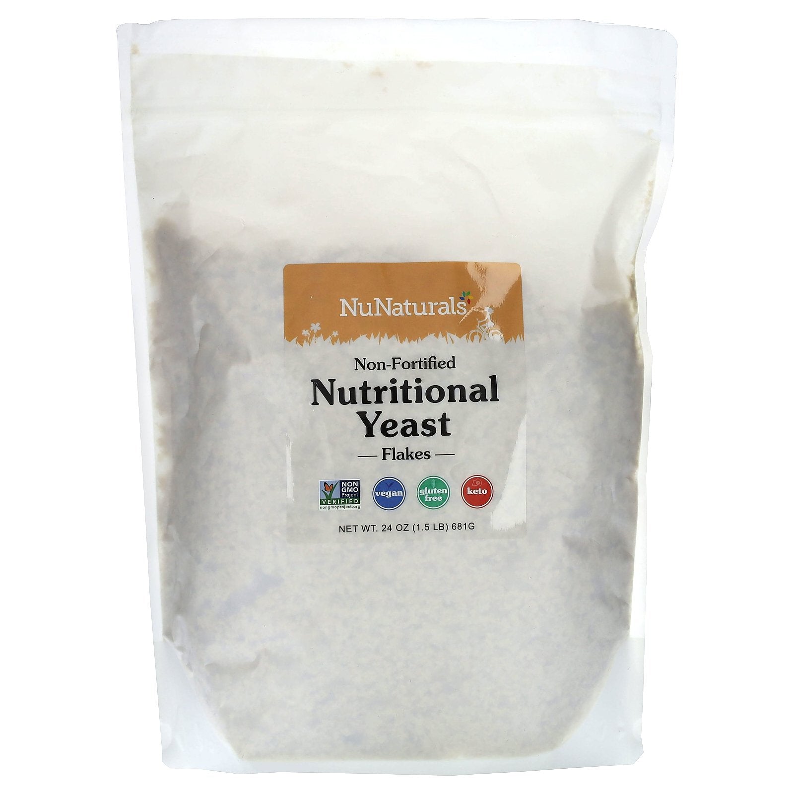Foto 2 pulgar | Hojuelas De Levadura Nutritivas Nunaturals No Fortificadas 681 G - Venta Internacional.