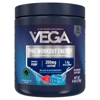 Foto 1 | Mezcla De Bebidas Vega Energy Focus Blue Raspberry 238 g- Venta Internacional