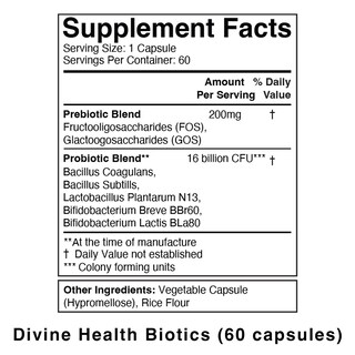 Foto 2 | Suplemento Alimenticio Divine Health Dr. Colbert Md Zone Biotics 60 Cápsulas - Venta Internacional