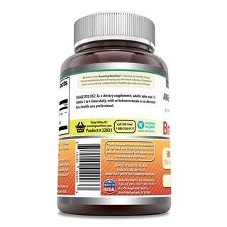 Foto 3 | Suplemento Amazing Formulas de Bromelina 500 Mg 120 Comprimidos - Venta Internacional
