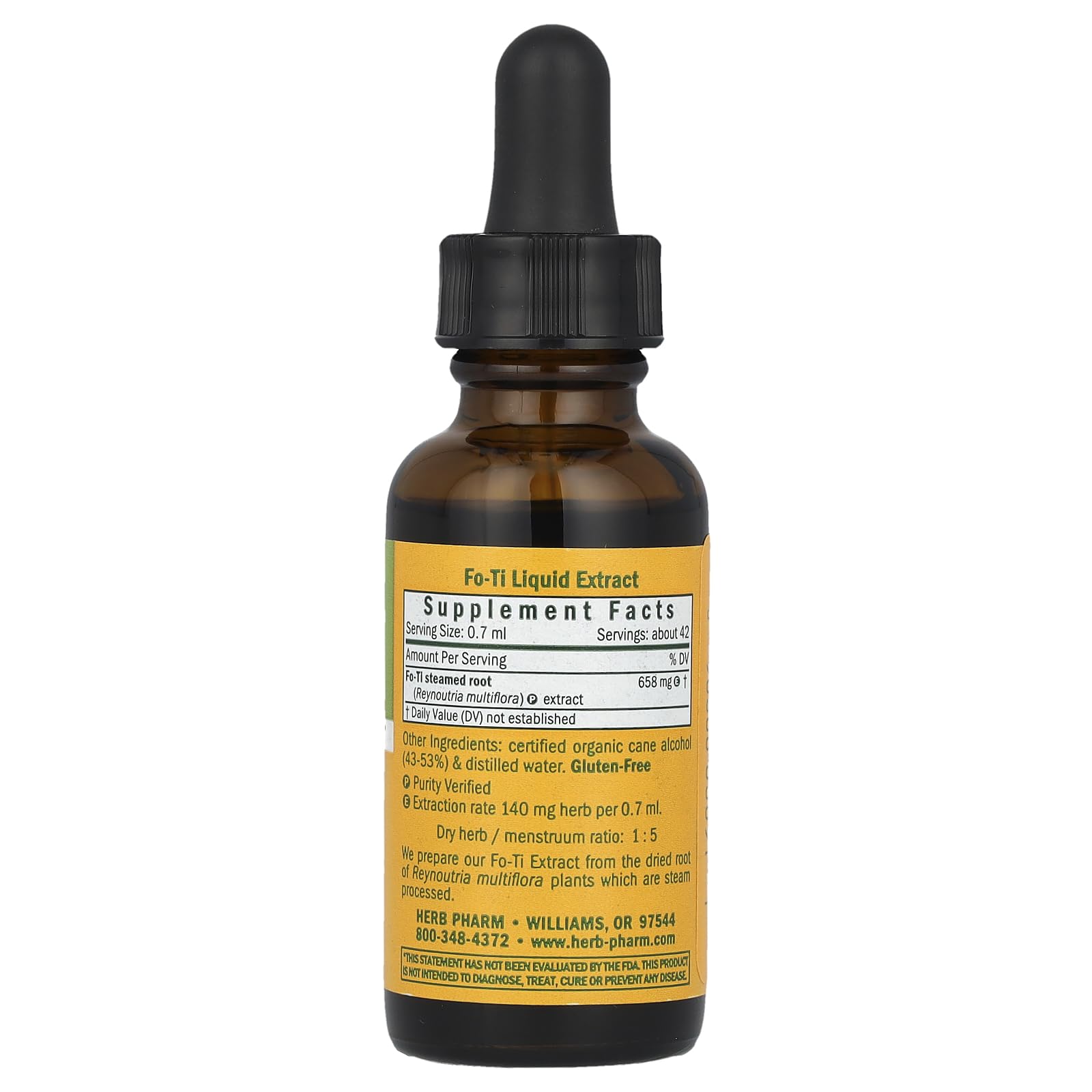 Foto 2 | Suplemento De Extracto Líquido Herb Pharm He (ho) Shou Wu  30 Ml - Venta Internacional.