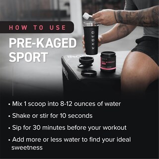 Foto 6 | Pre Entrenamiento Kaged Pre-Kaged Sport Sandía 20 Porciones - Venta Internacional