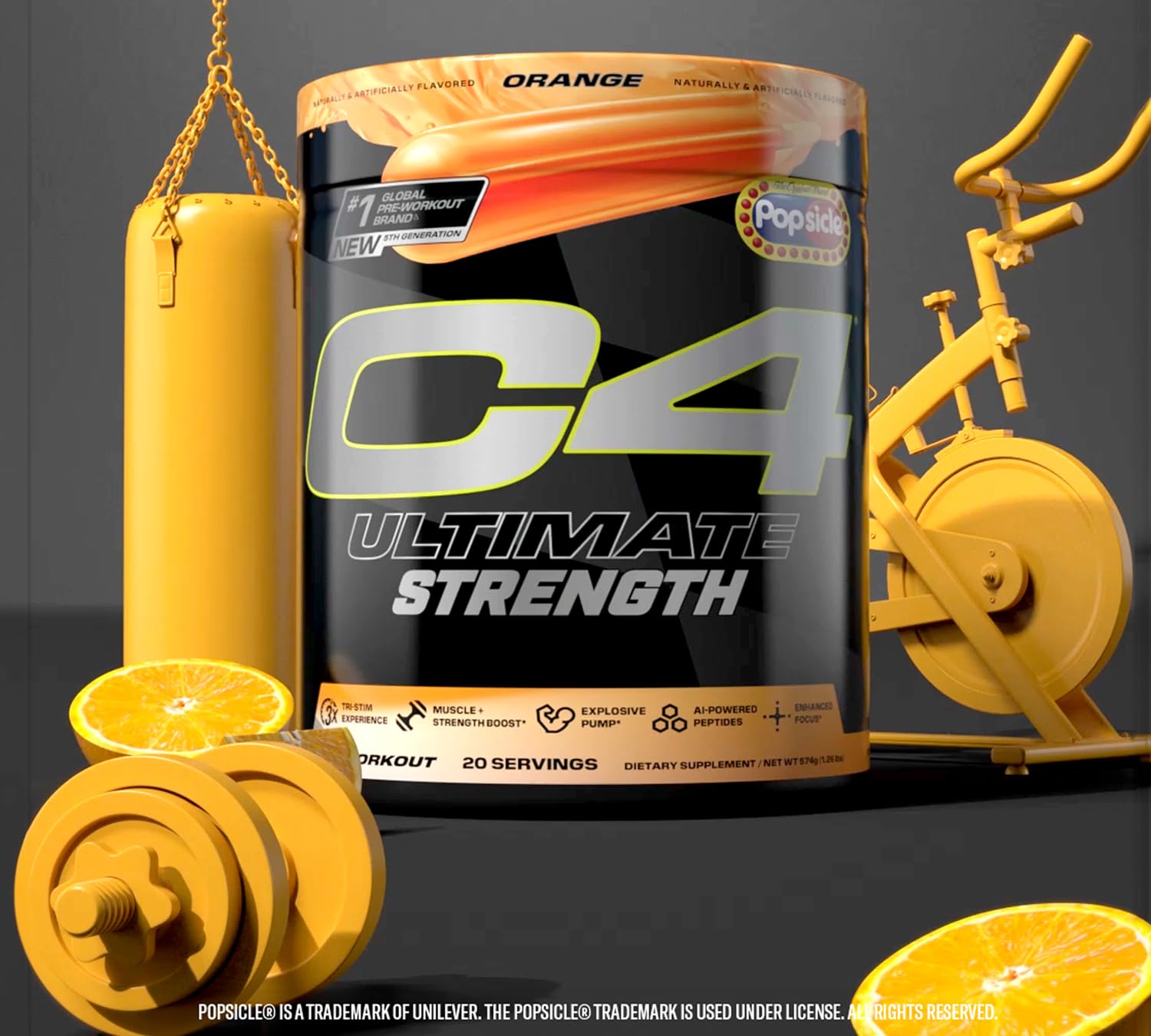 Foto 5 pulgar | Polvo Preentrenamiento Cellucor C4 Ultimate Strength 20 Porciones - Venta Internacional