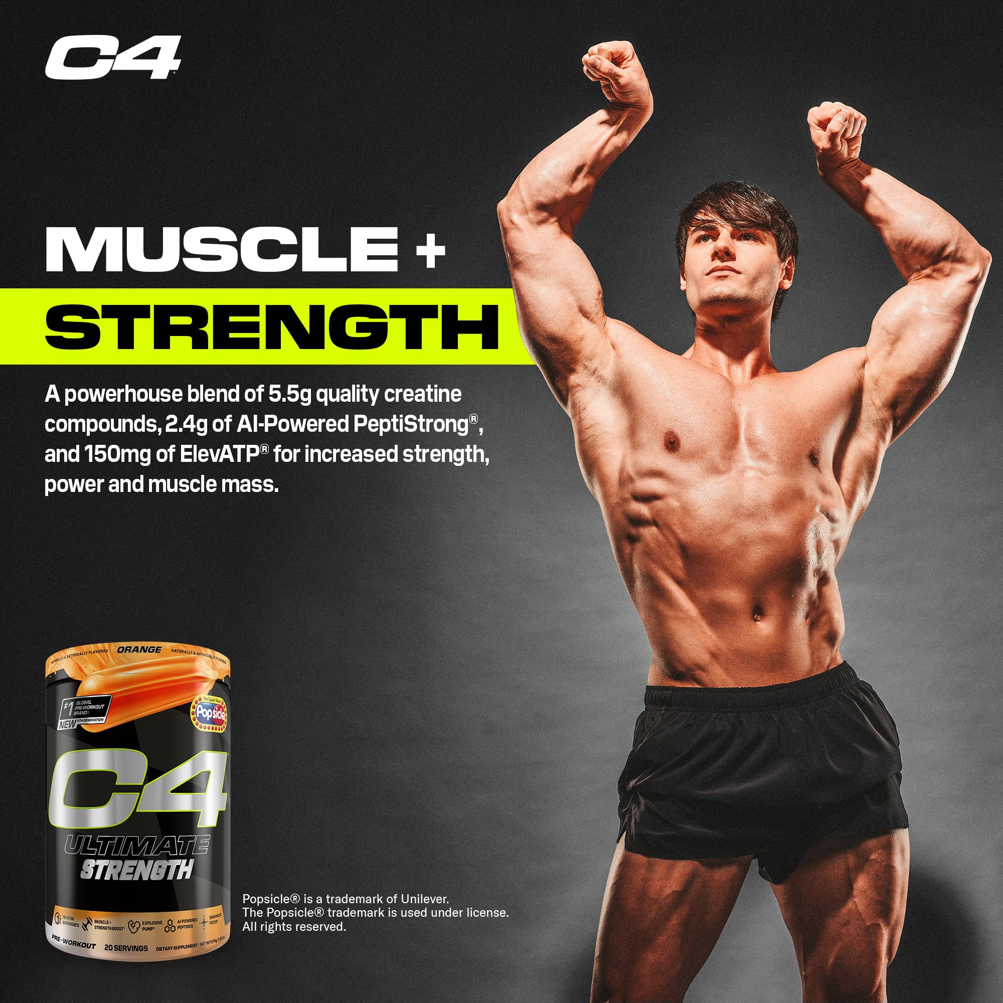 Foto 7 pulgar | Polvo Preentrenamiento Cellucor C4 Ultimate Strength 20 Porciones - Venta Internacional